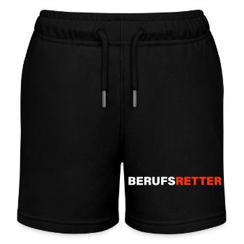 Sauveteur professionnel - Short de jogging enfant bio Stanley/Stella - noir - Devant