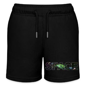 Espace #2 - Short de jogging enfant bio Stanley/Stella - noir - Devant