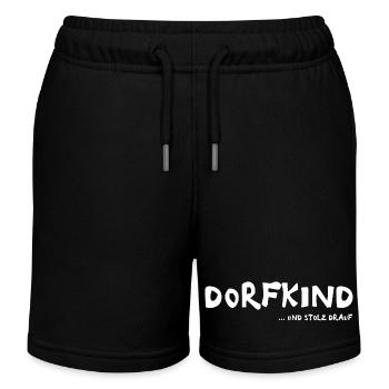 ENFANT DU VILLAGE - Short de jogging enfant bio Stanley/Stella - noir - Devant