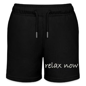 relax now - Kinder Organic Joggingshorts Mini Bolter von Stanley/Stella - Schwarz - Vorne