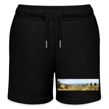 Landscape of Kos and view of the coastline - Kids Organic Sweat Shorts by Stanley/Stella - black - Front