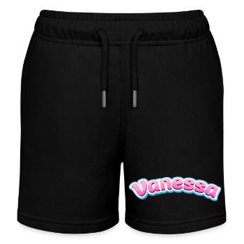 Vanessa Geschenk - Kinder Organic Joggingshorts Mini Bolter von Stanley/Stella - Schwarz - Vorne