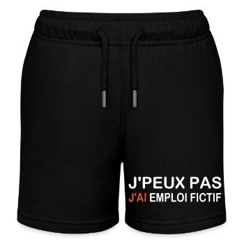 Ich kann nicht, ich habe einen fiktiven Job - Kinder Organic Joggingshorts Mini Bolter von Stanley/Stella - Schwarz - Vorne
