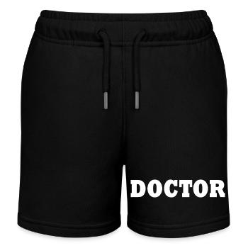 Médecin - Short de jogging enfant bio Stanley/Stella - noir - Devant