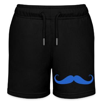Prostatakrebs Bewusstsein Schnurrbart - Kinder Organic Joggingshorts Mini Bolter von Stanley/Stella - Schwarz - Vorne