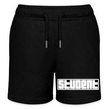 Logo de l’étudiant - Short de jogging enfant bio Stanley/Stella - noir - Devant