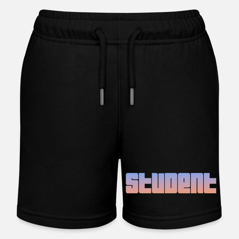 Logo d’été époustouflant - Short de jogging enfant bio Stanley/Stella - noir