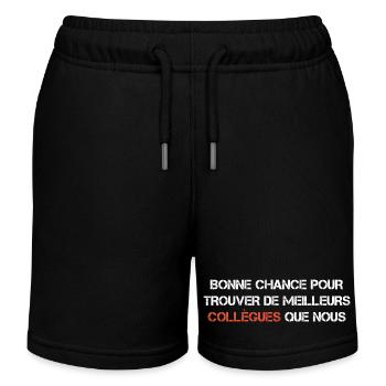Mann Humor Kollege Abreise Geschenk - Kinder Organic Joggingshorts Mini Bolter von Stanley/Stella - Schwarz - Vorne