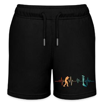 Heartbeat Photography - Geschenkidee - Kinder Organic Joggingshorts Mini Bolter von Stanley/Stella - Schwarz - Vorne