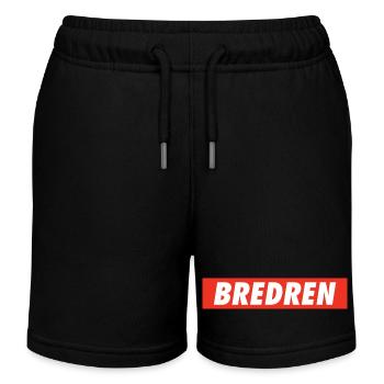 Bredren Lion de Juda Haile Selassie Jah Rastafari - Short de jogging enfant bio Stanley/Stella - noir - Devant