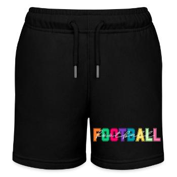 Football Colors - Football Lover Gift - Kids Organic Sweat Shorts by Stanley/Stella - black - Front