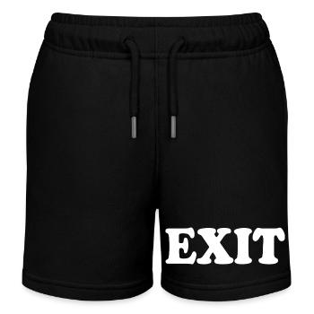 Exit - Kids Organic Sweat Shorts by Stanley/Stella - black - Front