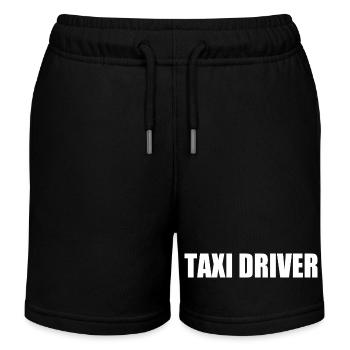 Taxi driver - Kids Organic Sweat Shorts by Stanley/Stella - black - Front