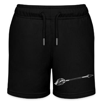 flèche - Short de jogging enfant bio Stanley/Stella - noir - Devant