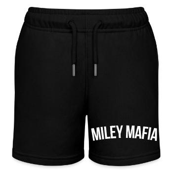 Miley Mafia - Kinder Organic Joggingshorts Mini Bolter von Stanley/Stella - Schwarz - Vorne
