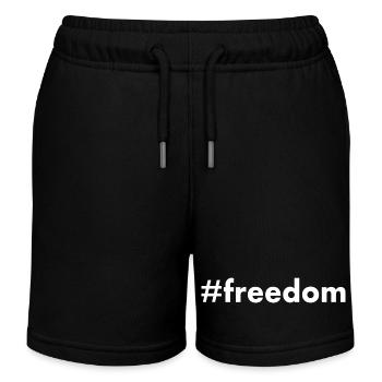 FREEDOM - Kids Organic Sweat Shorts by Stanley/Stella - black - Front