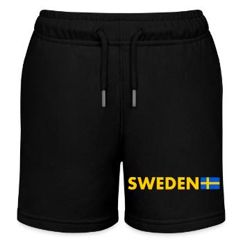 Suède - Short de jogging enfant bio Stanley/Stella - noir - Devant