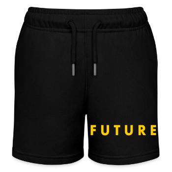 Future - Kinder Organic Joggingshorts Mini Bolter von Stanley/Stella - Schwarz - Vorne