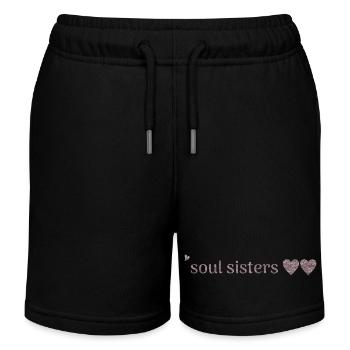 Freunde - Kinder Organic Joggingshorts Mini Bolter von Stanley/Stella - Schwarz - Vorne
