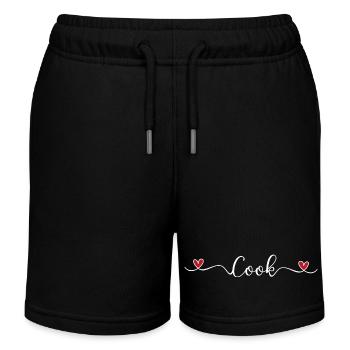 Cuire - Short de jogging enfant bio Stanley/Stella - noir - Devant