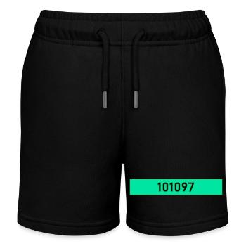 101097 - 10 octobre 1997 - 10.10.1997 - 10.10.97 - Short de jogging enfant bio Stanley/Stella - noir - Devant