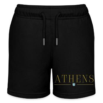 T-shirt design de style Athènes - Short de jogging enfant bio Stanley/Stella - noir - Devant