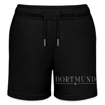 Dortmund Deutschland Eleganz Stil Design T-Shirt - Kinder Organic Joggingshorts Mini Bolter von Stanley/Stella - Schwarz - Vorne