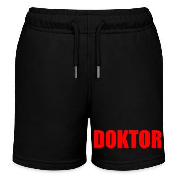 Médecin - Short de jogging enfant bio Stanley/Stella - noir - Devant