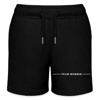 Team Mitglied - Kinder Organic Joggingshorts Mini Bolter von Stanley/Stella - Schwarz - Vorne