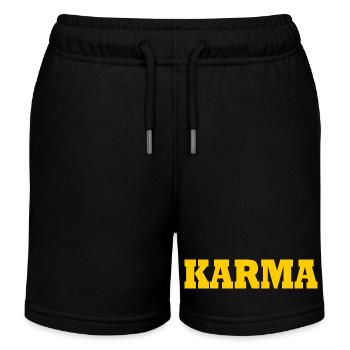 Karma - Short de jogging enfant bio Stanley/Stella - noir - Devant