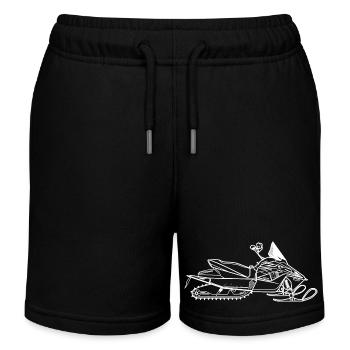 Schneemobil Arctic Cat ZR 200 - Kinder Organic Joggingshorts Mini Bolter von Stanley/Stella - Schwarz - Vorne