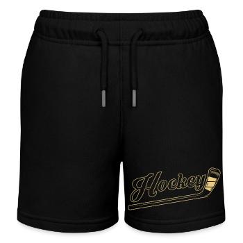 Hockey - Kinder Organic Joggingshorts Mini Bolter von Stanley/Stella - Schwarz - Vorne