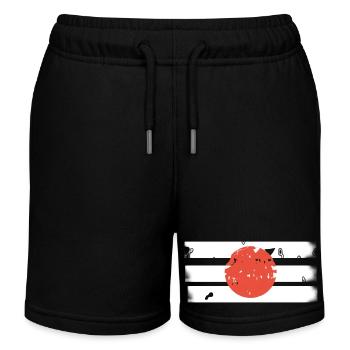 Japan - Kinder Organic Joggingshorts Mini Bolter von Stanley/Stella - Schwarz - Vorne