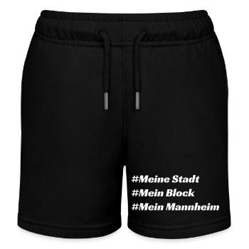 Mannheim - Kinder Organic Joggingshorts Mini Bolter von Stanley/Stella - Schwarz - Vorne