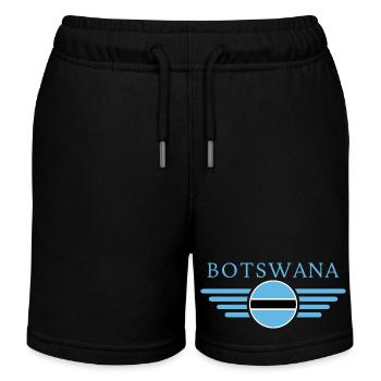 Ich liebe Botswana, Eleganz Stil Design T-Shirt - Kinder Organic Joggingshorts Mini Bolter von Stanley/Stella - Schwarz - Vorne