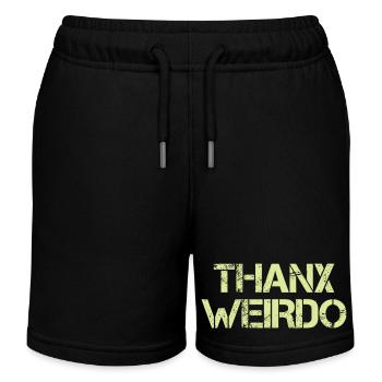 Merci ironie texte vintage disant - Short de jogging enfant bio Stanley/Stella - noir - Devant