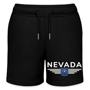 Nevada Fan T-Shirt – Perfekt für Fans! - Kinder Organic Joggingshorts Mini Bolter von Stanley/Stella - Schwarz - Vorne