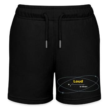 Loud in Silence dunkles Shirt - Kinder Organic Joggingshorts Mini Bolter von Stanley/Stella - Schwarz - Vorne