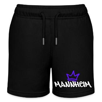 Mannheim Graffiti Tag - Kinder Organic Joggingshorts Mini Bolter von Stanley/Stella - Schwarz - Vorne