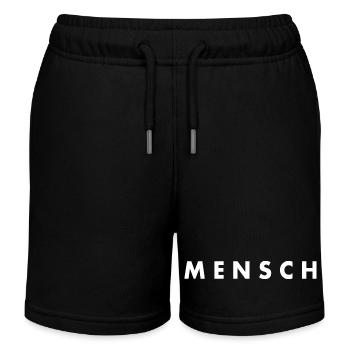 Mensch - Kinder Organic Joggingshorts Mini Bolter von Stanley/Stella - Schwarz - Vorne