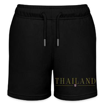 Ich liebe Thailand, Eleganz Stil Design T-Shirt - Kinder Organic Joggingshorts Mini Bolter von Stanley/Stella - Schwarz - Vorne