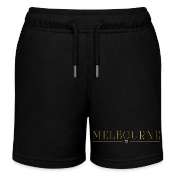 Melbourne, Australie Fan Outfit T Shirt Design - Short de jogging enfant bio Stanley/Stella - noir - Devant