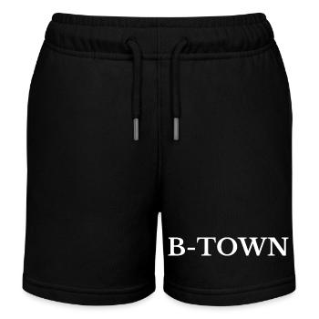 Berlin B-Town - Kinder Organic Joggingshorts Mini Bolter von Stanley/Stella - Schwarz - Vorne