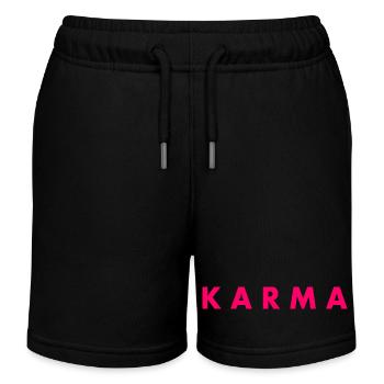 Karma - Short de jogging enfant bio Stanley/Stella - noir - Devant