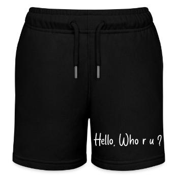 Funny Sayings and Sarcastic, Joke, Funny - Kids Organic Sweat Shorts by Stanley/Stella - black - Front