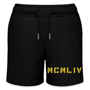 Römische Zahl Geburtsjahr Made in 1954 - Kinder Organic Joggingshorts Mini Bolter von Stanley/Stella - Schwarz - Vorne