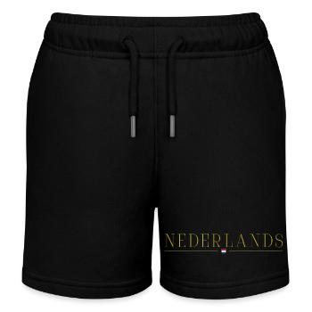 J’aime les Pays-Bas, T-shirt design de style élégance - Short de jogging enfant bio Stanley/Stella - noir - Devant