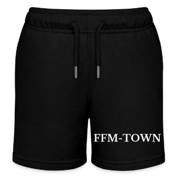Frankfurt - Kinder Organic Joggingshorts Mini Bolter von Stanley/Stella - Schwarz - Vorne