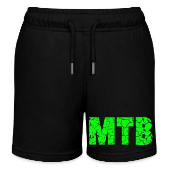 VTT - Short de jogging enfant bio Stanley/Stella - noir - Devant