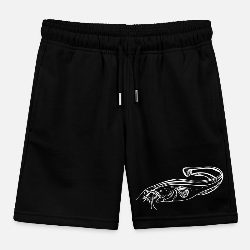 Catfish - angler Kids Organic Sweat Shorts by Stanley/Stella